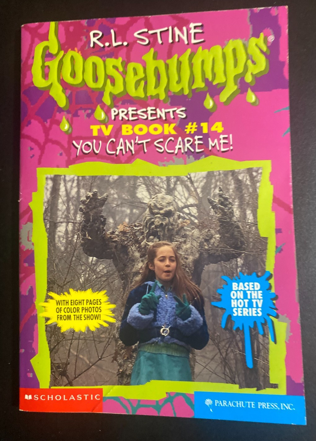 Goosebumps Presents TV Book #14 You Cant Scare Me - Stine Paperback First Print