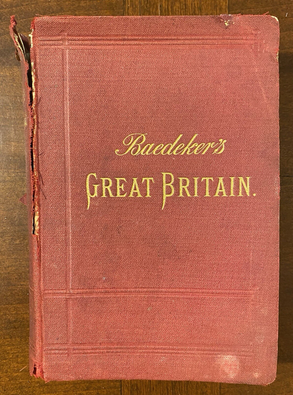 Baedeker\'s Great Britain 1894 Third edition 15 Maps