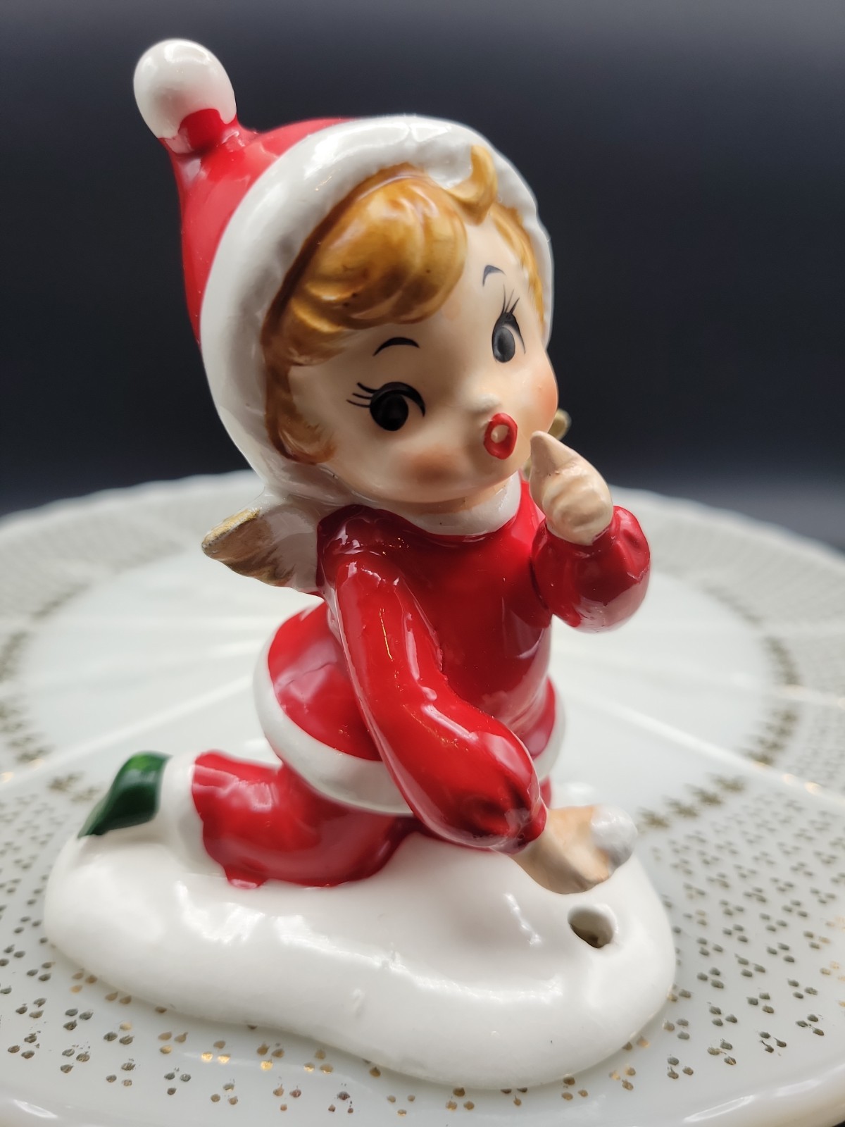 Josef\'s Original Boy Santa Angel With Snowball 