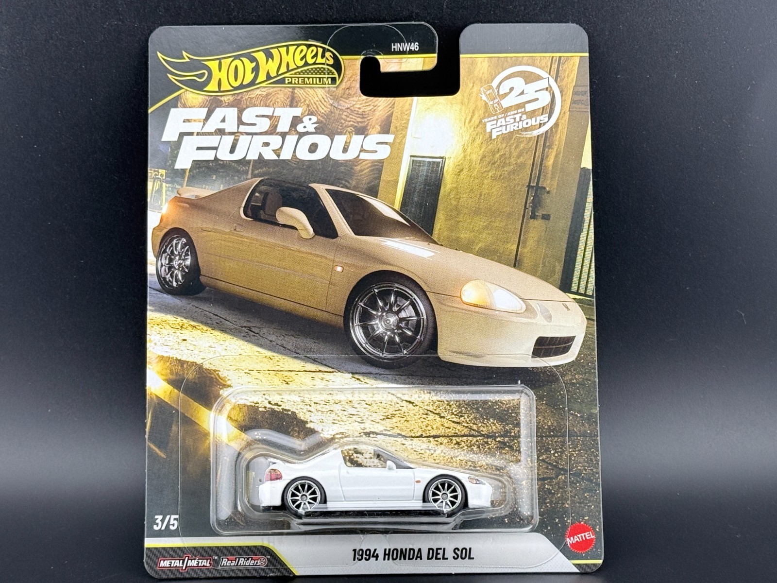 Hot Wheels 1994 Honda Del Sol White Fast & Furious HNW46-956 P 1/64