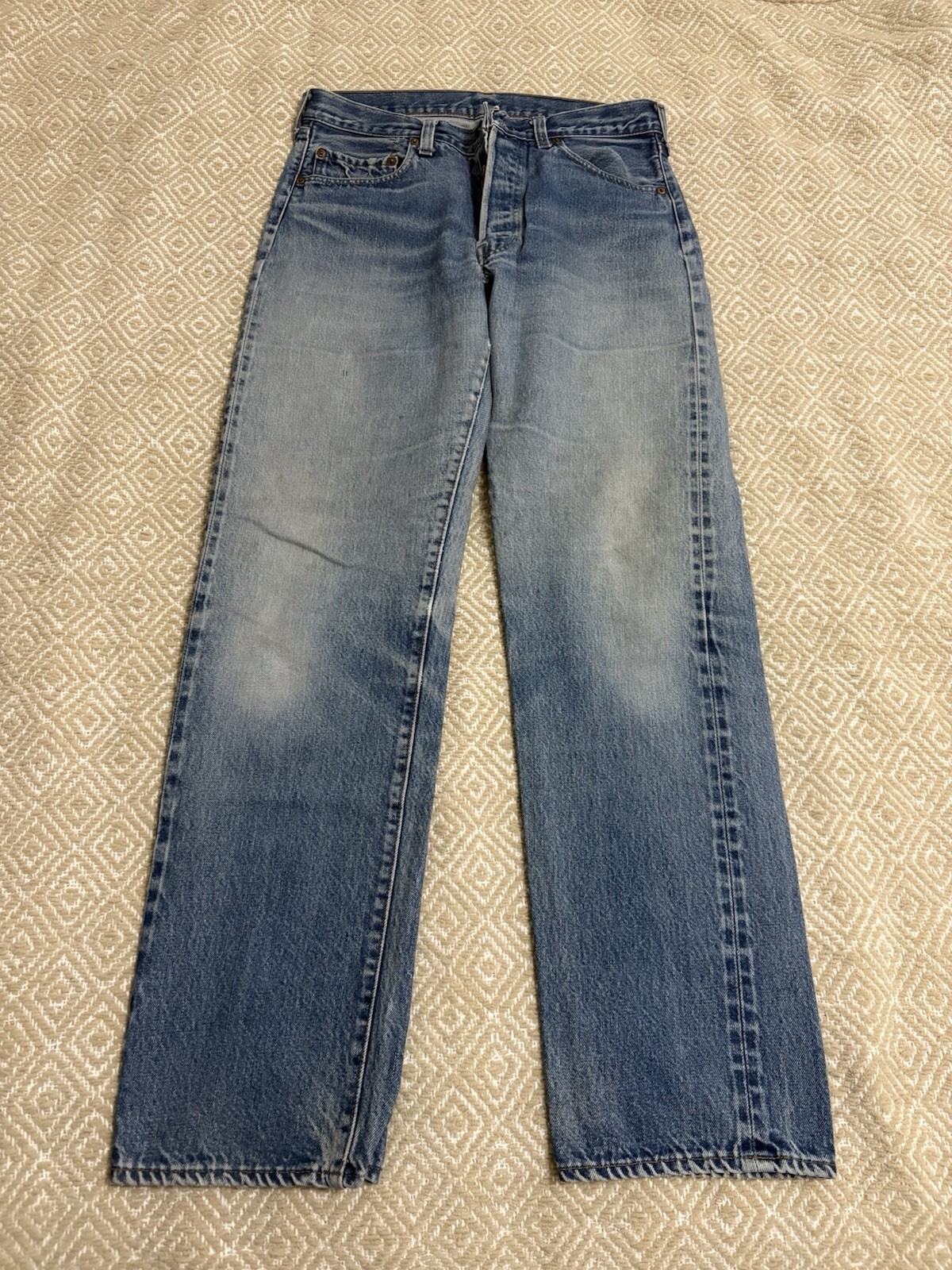 Vintage 80s Levi’s 501 Redline Selvedge Jeans USA W34 L36 Shrink To Fit 524 EUC