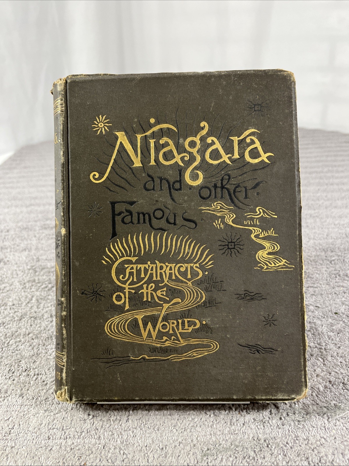 The Falls Of Niagara By George Holley - Hardcover - Illustrated - 1883