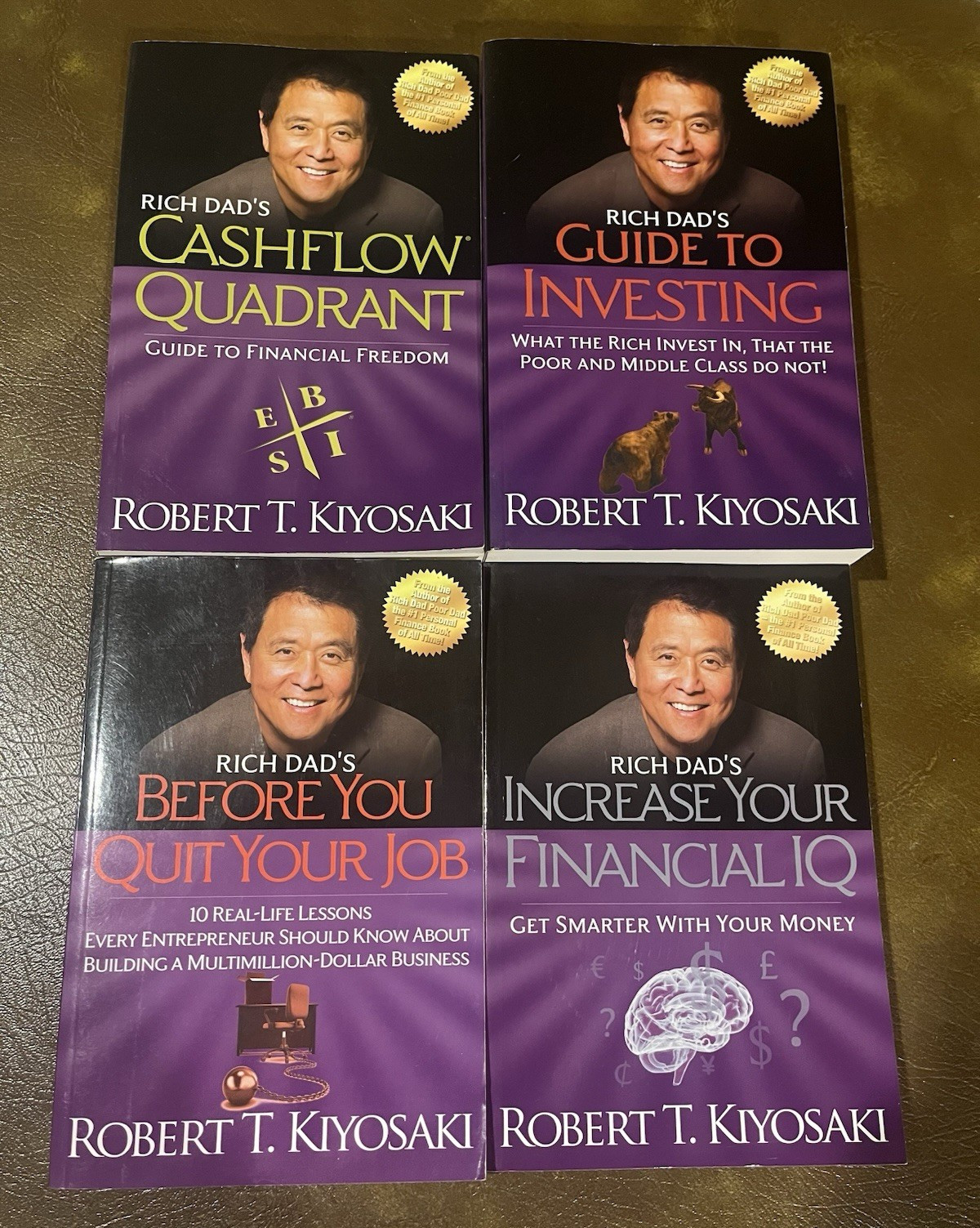 Rich Dad Series Robert T. Kiyosaki 4-Book Paperback Set Finance/Investing Rich Dad Series Robert T. Kiyosaki 4-Book Paperback Set Finance/Investing