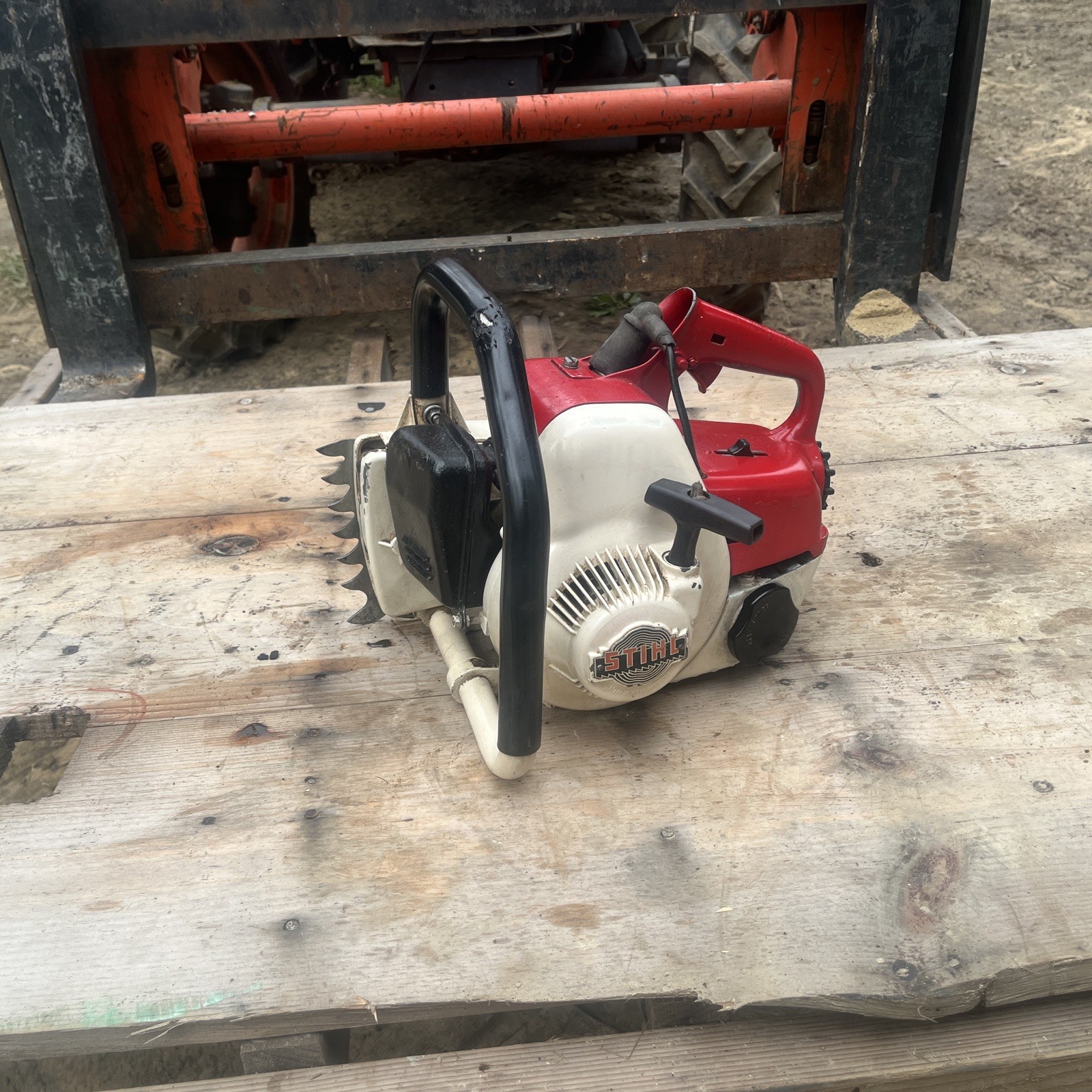 Stihl 08 Super Vintage Chainsaw Original Bar Runs Great 08S Powerhead Only OEM
