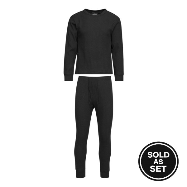 Men’s Waffle Knit Thermal Long Johns Set Top Bottom Base Layer Nightwear