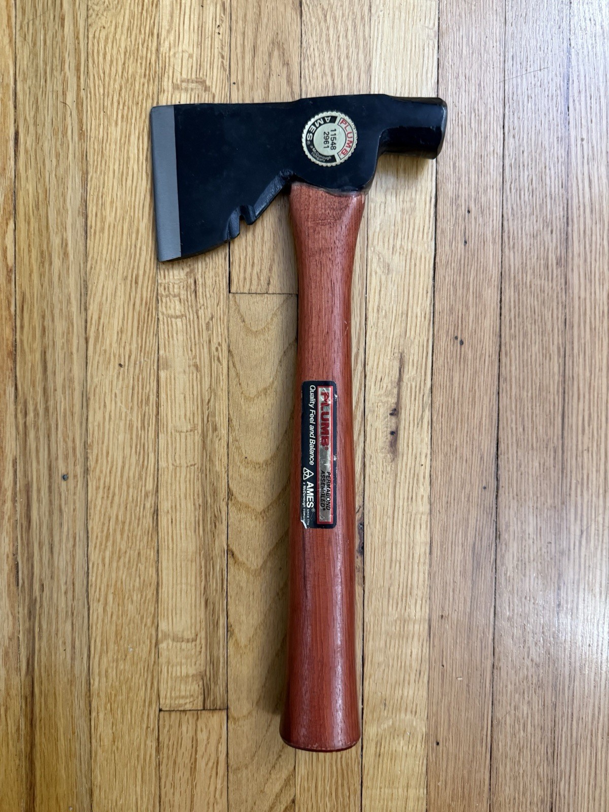 Vintage Plumb Permabond Carpenters Hatchet Axe Wood Handle NOS NEW Vintage Plumb Permabond Carpenters Hatchet Axe Wood Handle NOS NEW