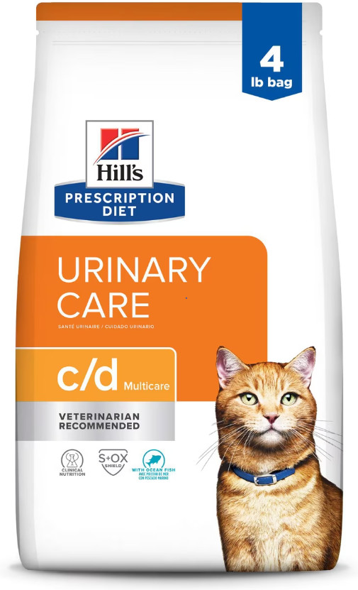 C/D Urinary Care Multicare Dry Cat Food CD Diet - Chicken or Ocean Fish Flavors C/D Urinary Care Multicare Dry Cat Food CD Diet - Chicken or Ocean Fish Flavors