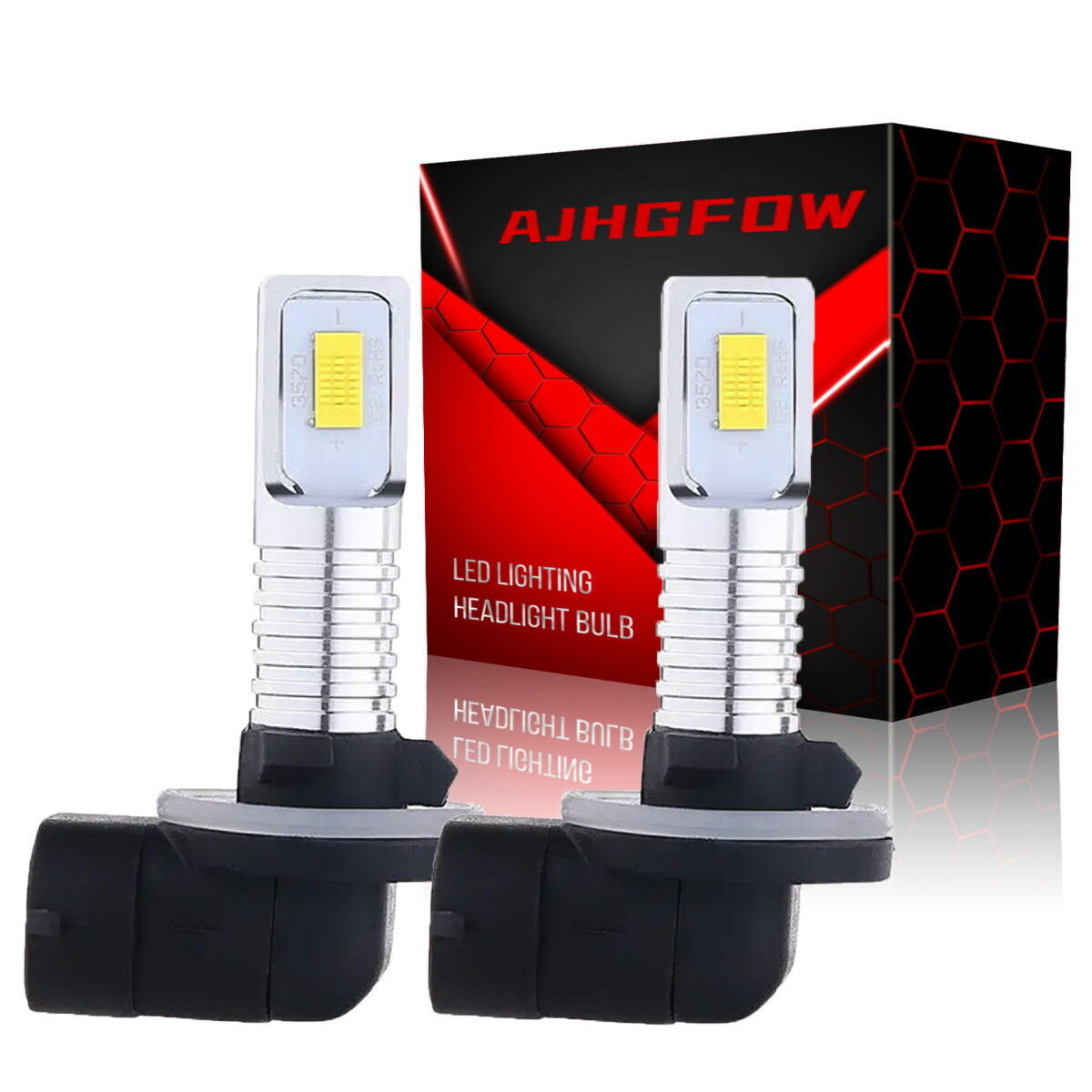Pair 881/889 CSP LED Fog Light Driving Bulb DRL 6000K White Super Bright 80W Pair 881/889 CSP LED Fog Light Driving Bulb DRL 6000K White Super Bright 80W