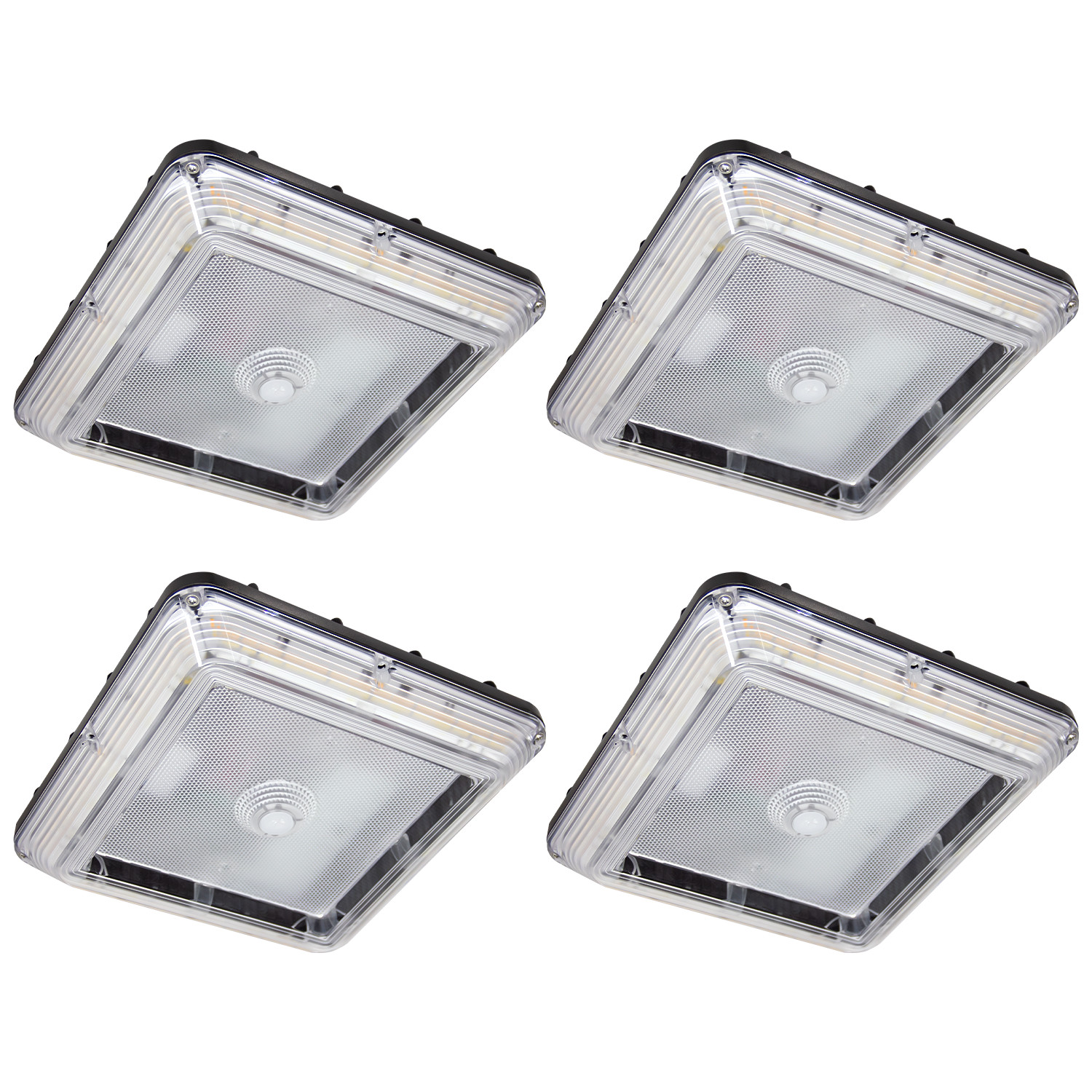 60W/80W/100W Power Selectable LEDCanopy Light 3CCT 5000/4000/3000KGasStationLamp