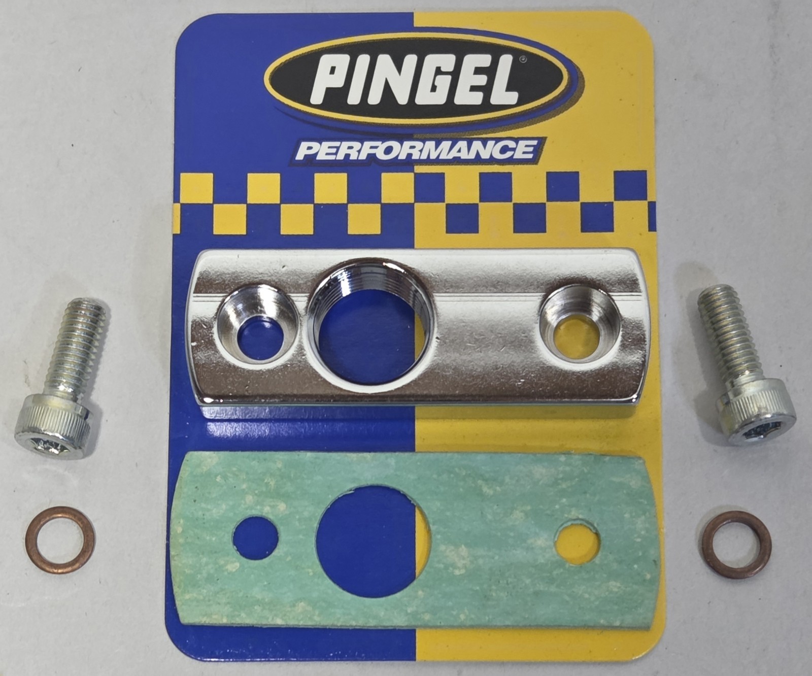 NEW Pingel Gas Fuel Motorcycle Petcock Valve Adapter Plate 3/8 NPT 44mm A1702C-O