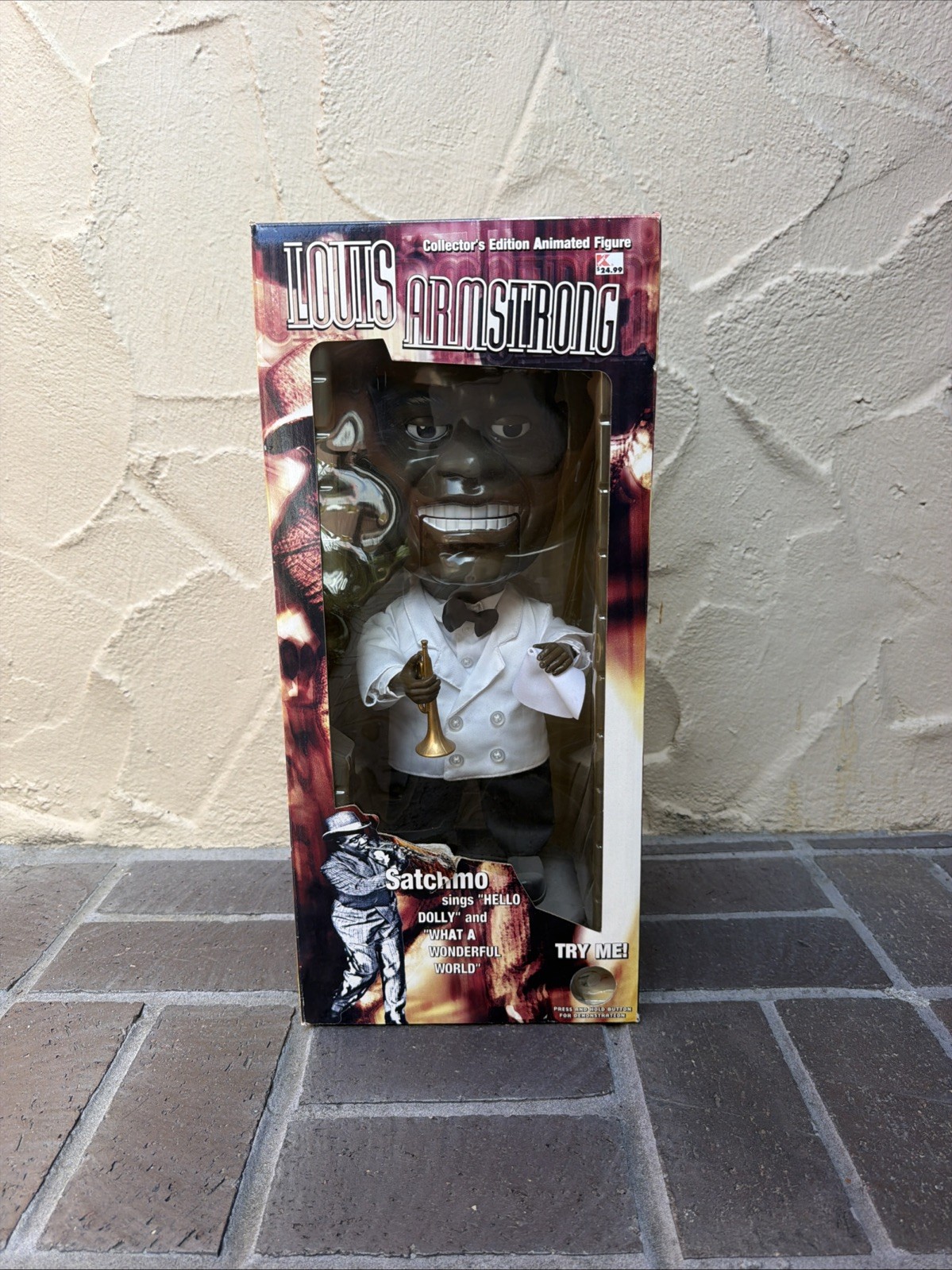 Gemmy Pop Culture Series Louis Armstrong Satchmo Doll 18\