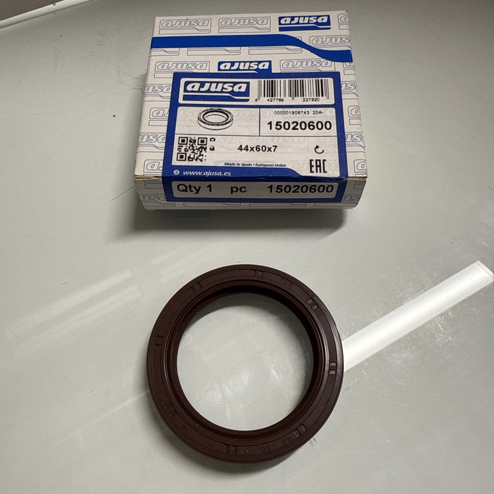 Engine Crankshaft Seal-Base, GAS, SOHC, FI, Natural, 6 Valves, Hatchback Ajusa