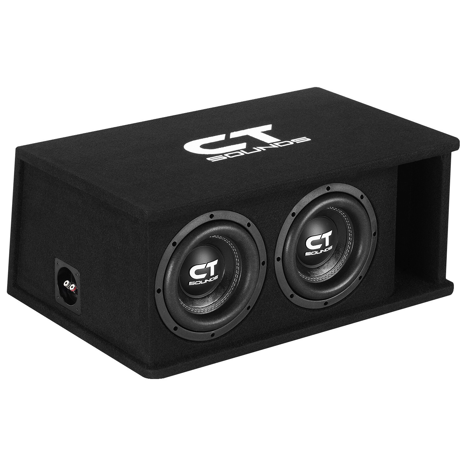 CT Sounds Dual 8” 1600W Loaded Tropo Series Subwoofer Box - TROPO-2X8D4 CT Sounds Dual 8” 1600W Loaded Tropo Series Subwoofer Box - TROPO-2X8D4