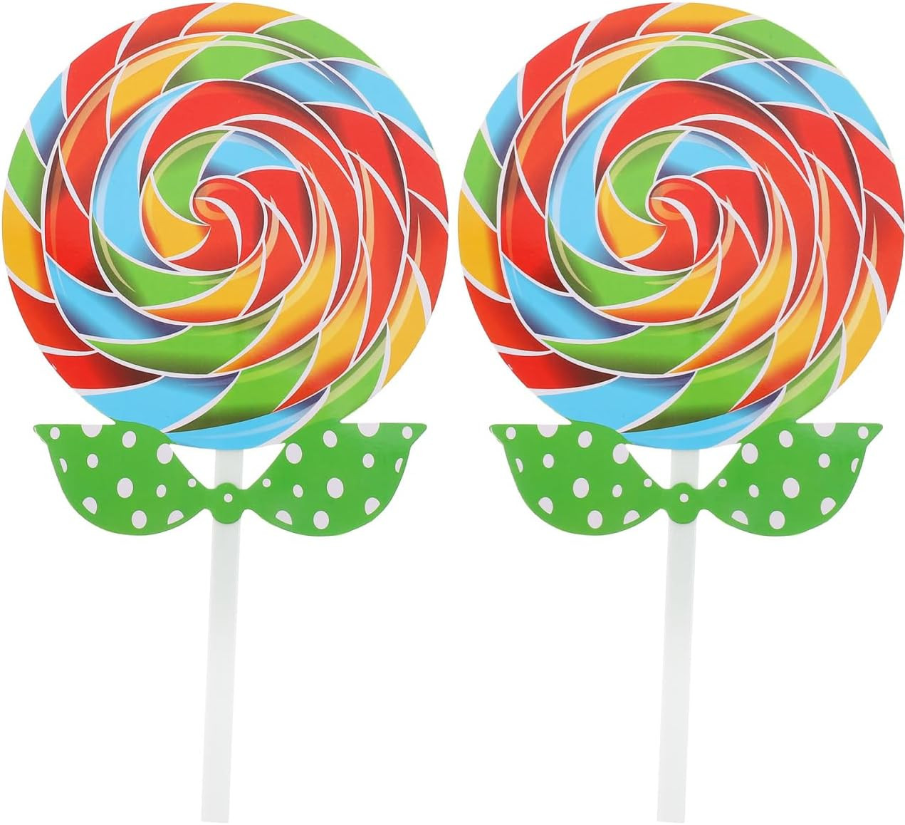 2 Pcs Lollipop Prop Large Lollipop Decoration Giant Fake Candy 2 Pcs Lollipop Prop Large Lollipop Decoration Giant Fake Candy