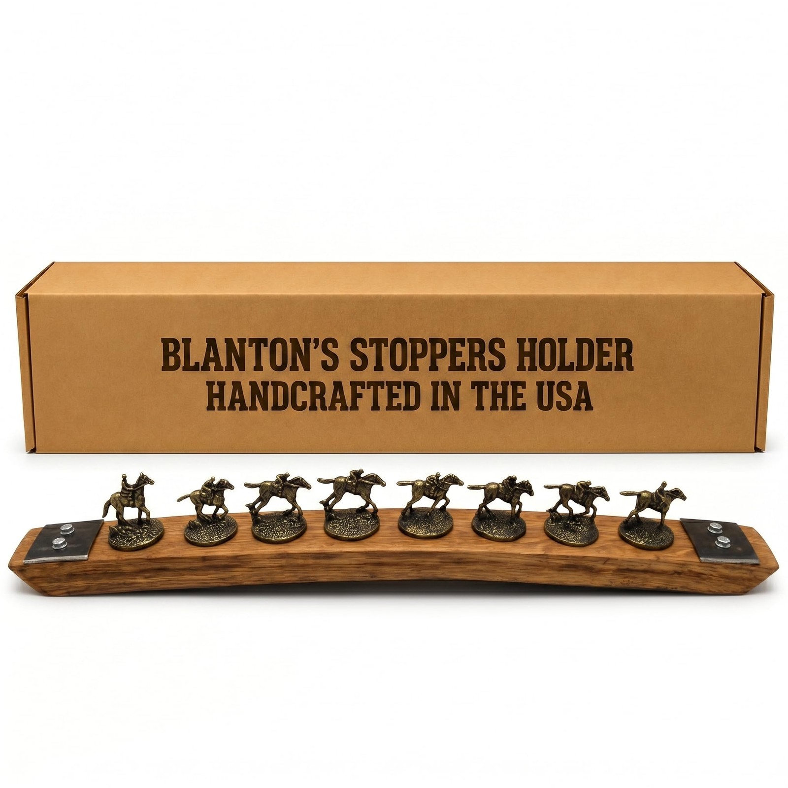 Bourbon Stopper Display for Blanton’S – Authentic Whiskey Barrel Stave, Cork Dis