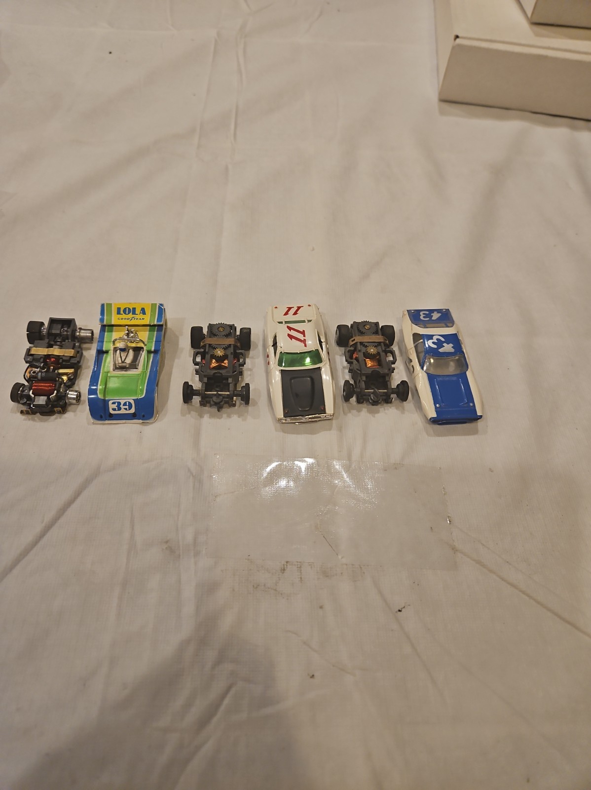 3 Vintage Aurora AFX Slot Cars Untested See Pics 3 Vintage Aurora AFX Slot Cars Untested See Pics
