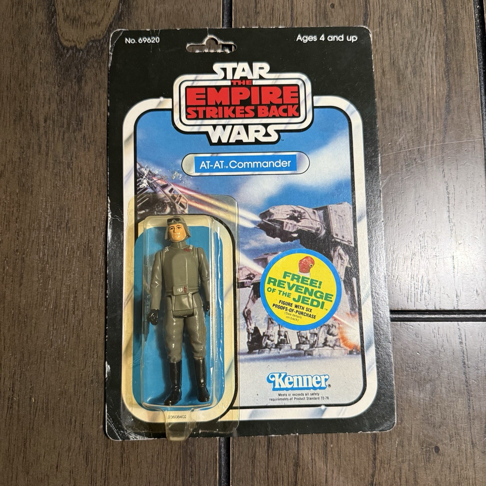 Vintage Star Wars Kenner AT-AT Commander 1981 MOC ESB 48B Card Revenge Sticker