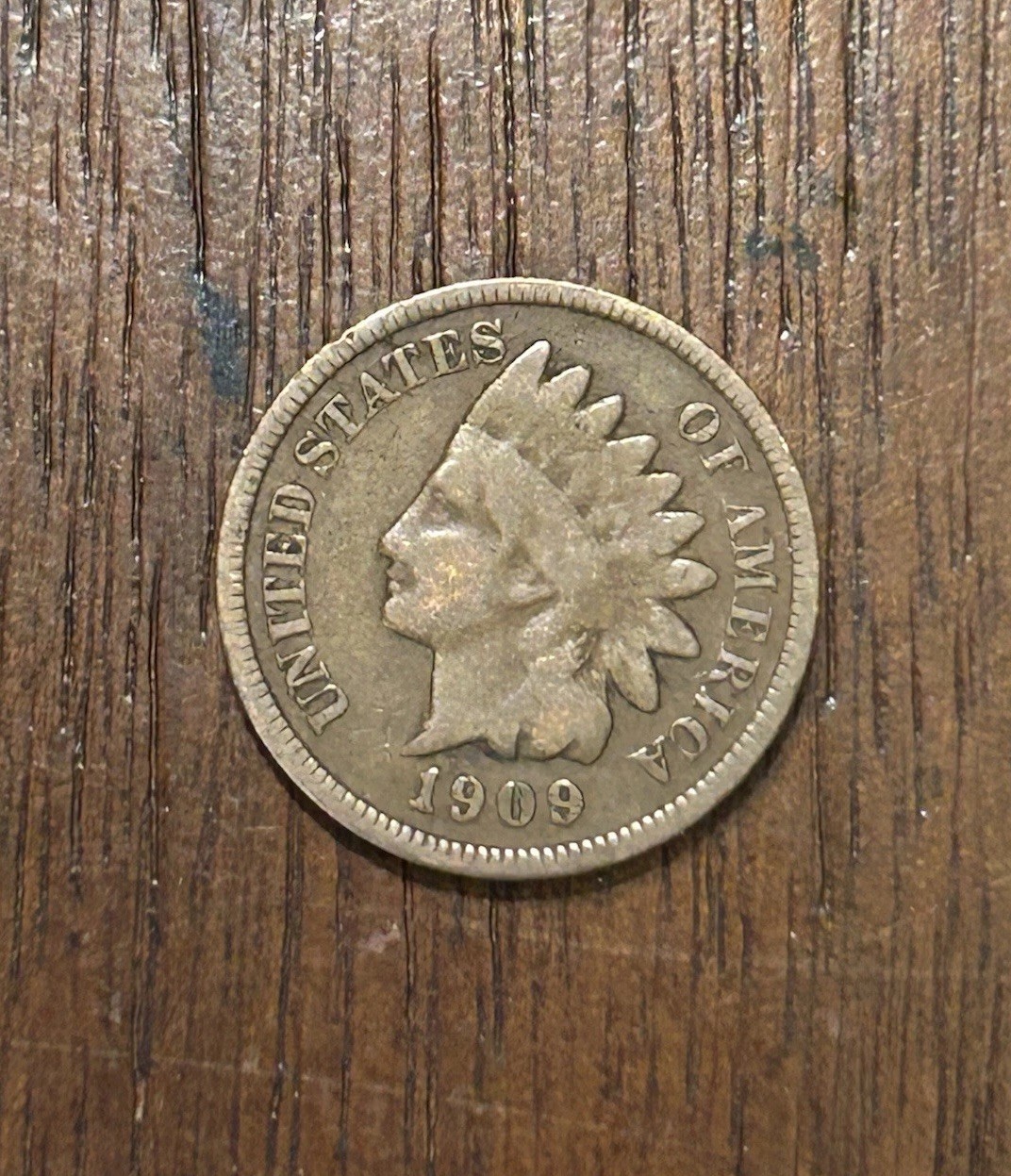 1909 Indian Cent VG