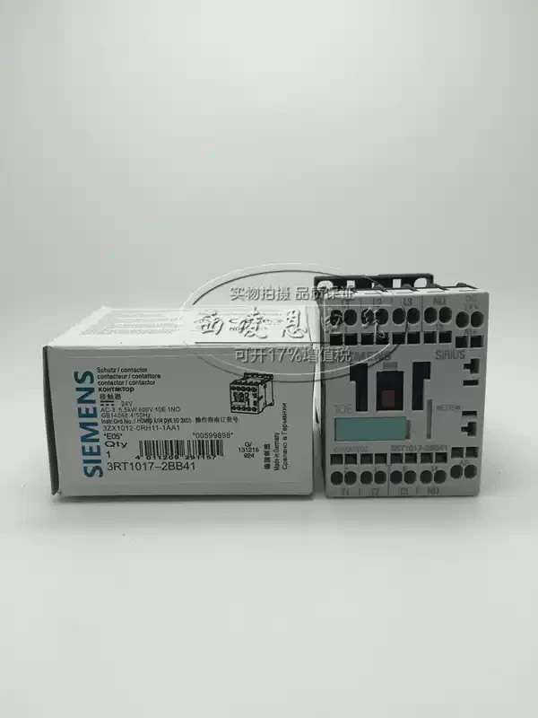 1PCS  Siemens 3RT1017-2BB41 Contactor