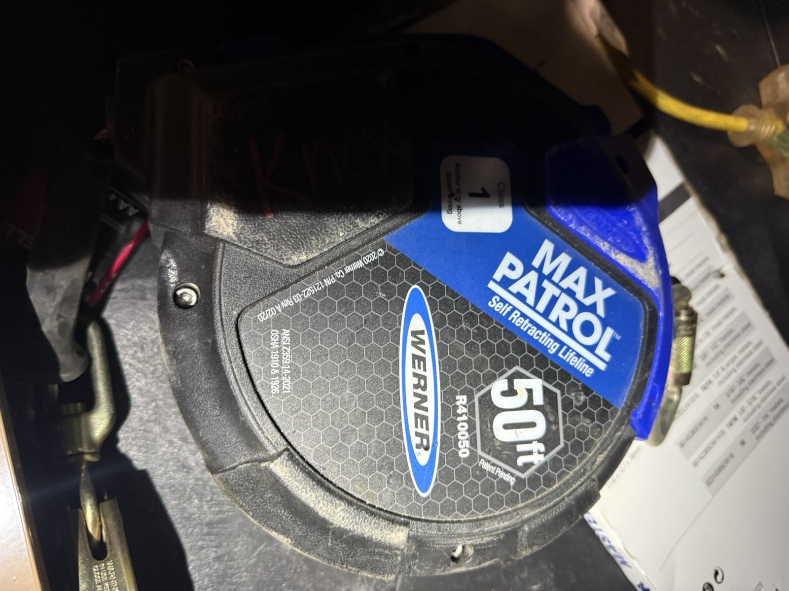 Werner Max Patrol 50 ft Self Retracting Lifeline Fall Limiter R410050 Class 1