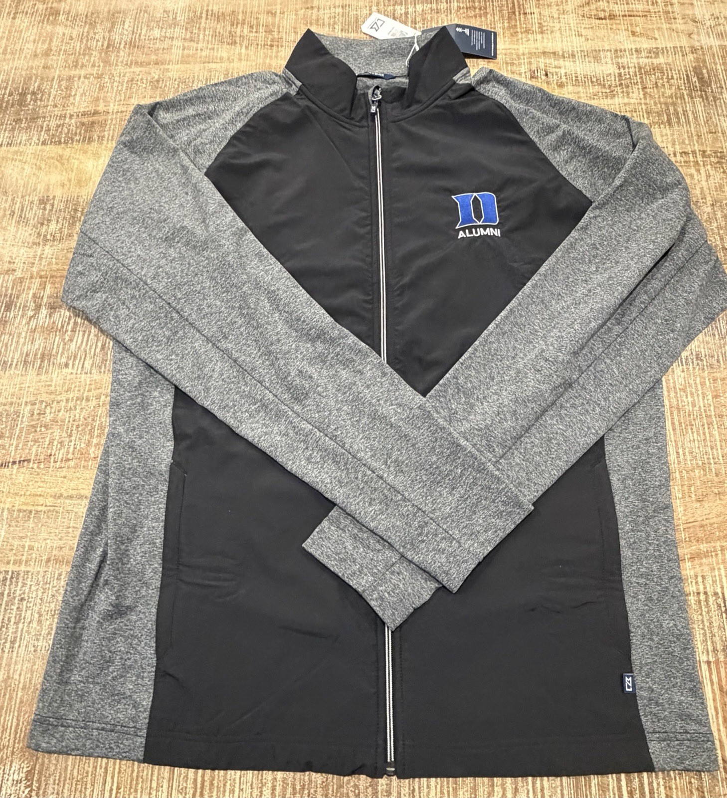 Duke Blue Devils Cutter Buck Men’s XLT NWT Adopt Hybrid Full Zip