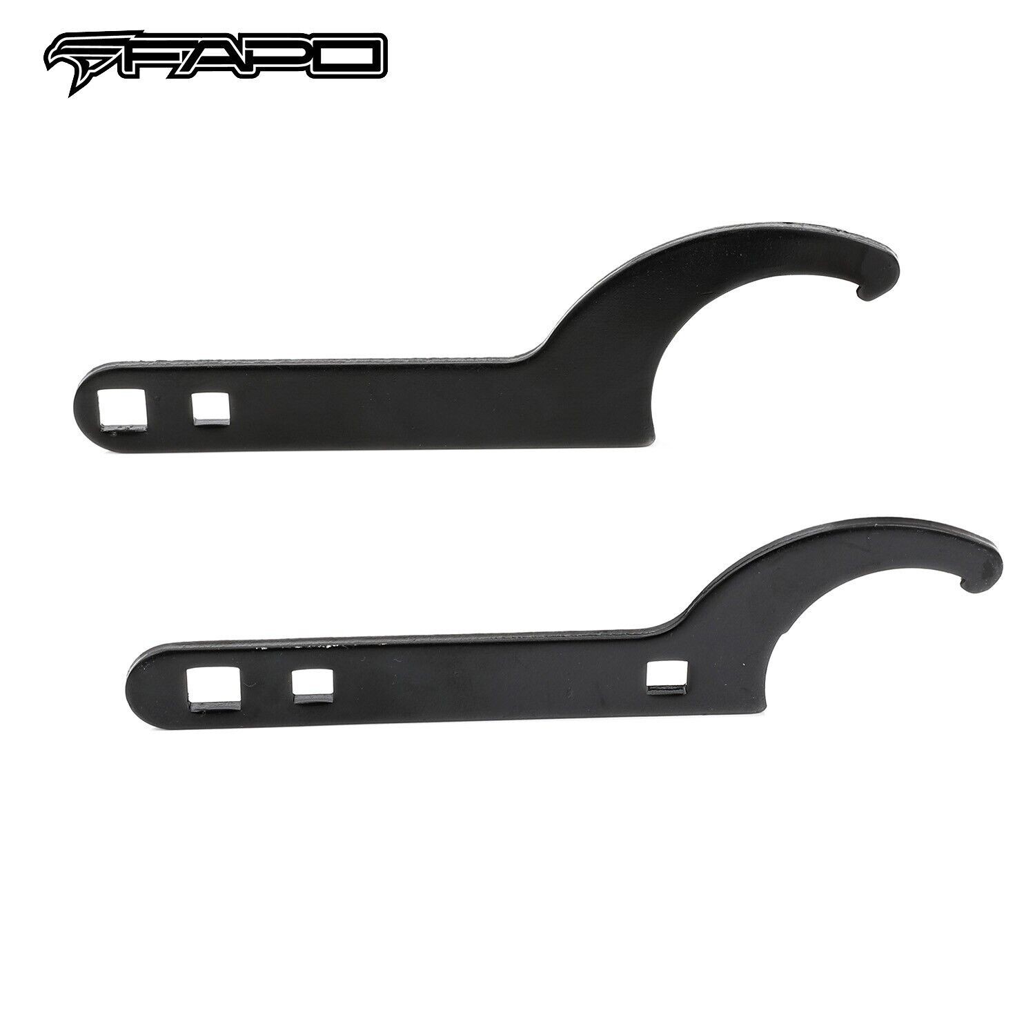 Black FAPO Universal Coilover Wrench Spanner Adjustment tool  Aftermarket 2 PCS