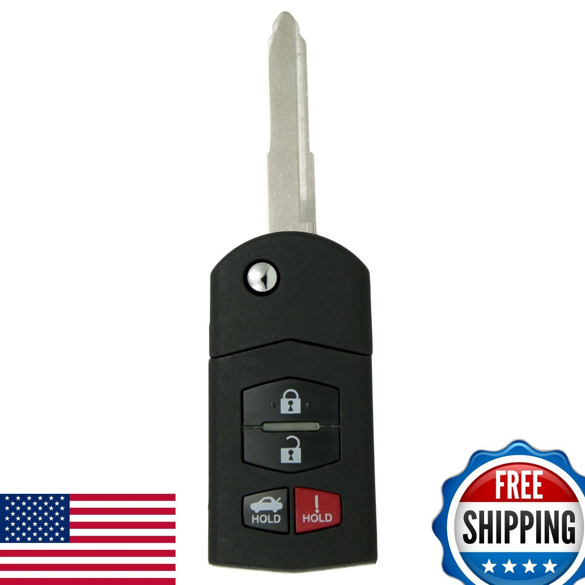 Keyless2Go Replacement Keyless Entry Remote Flip Key Fob Mazda 6 RX-8 That Use Keyless2Go Replacement Keyless Entry Remote Flip Key Fob Mazda 6 RX-8 That Use