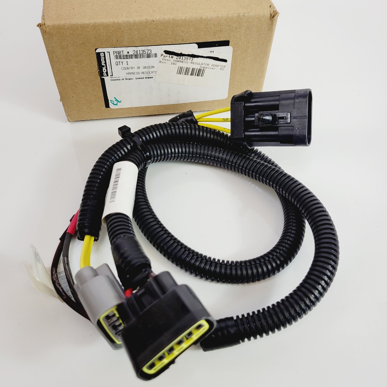 Polaris 2014-2016 4 RZR 1000 Regulator Adapter Harness Genuine OEM Part 2413573