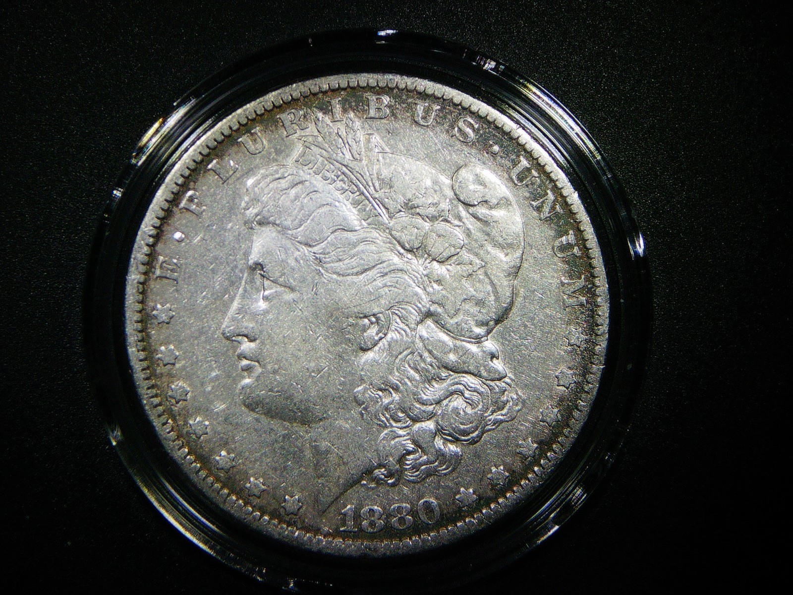 EF/AU 1880-O MORGAN SILVER DOLLAR HARD DATE BEAUTIFUL COLLECTORS COIN M-1512