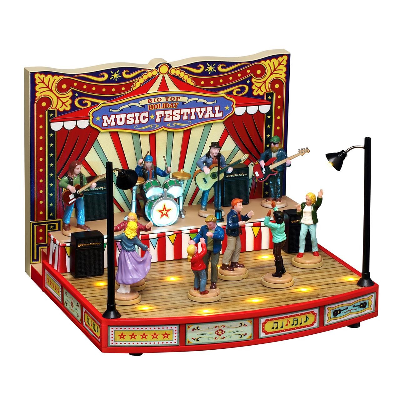 Lemax Carnival Village Big Top Holiday Music Festival 64632 Lemax Carnival Village Big Top Holiday Music Festival 64632