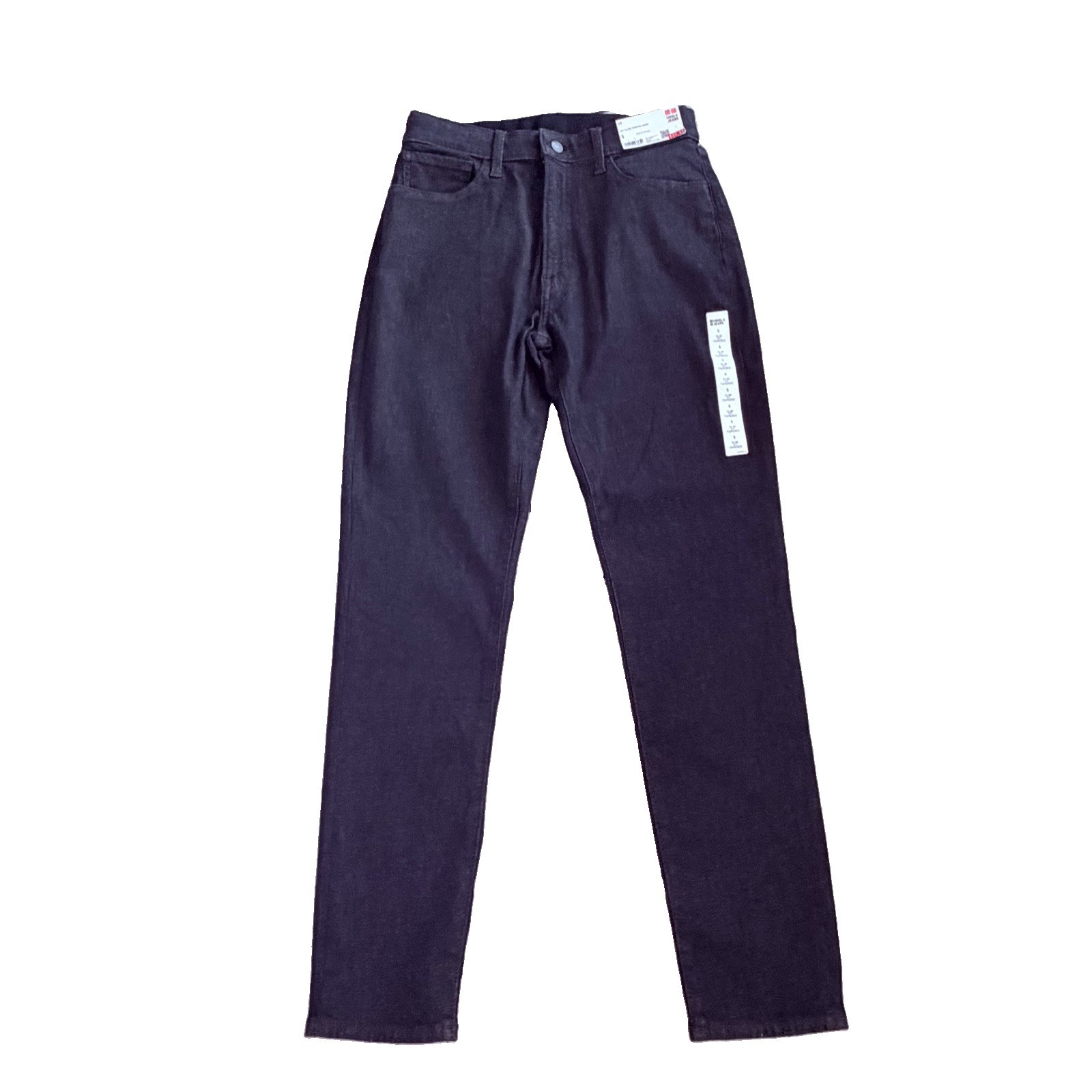 New UNIQLO Ezy Ultra Stretch Jeans S 27-30 Waist Dark Denim NWT Drawstring New UNIQLO Ezy Ultra Stretch Jeans S 27-30 Waist Dark Denim NWT Drawstring