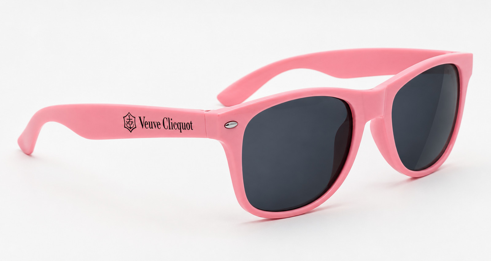 Veuve Clicquot Pink Rose Champagne Plastic Polo Wayfar Sunglasses New In Package