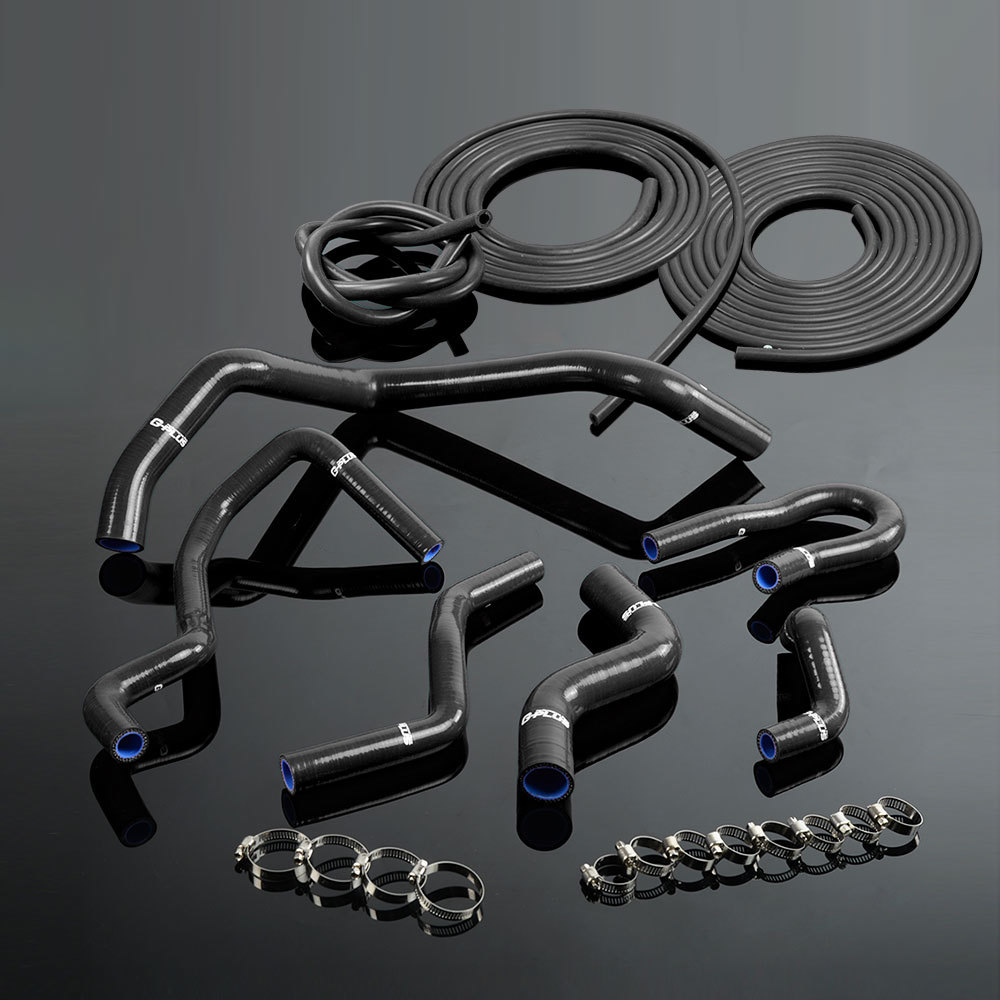 Silicone Hose + Vacuum Hose Fit For 92-00 Honda Civic EK EG SOHC D15 D16 93