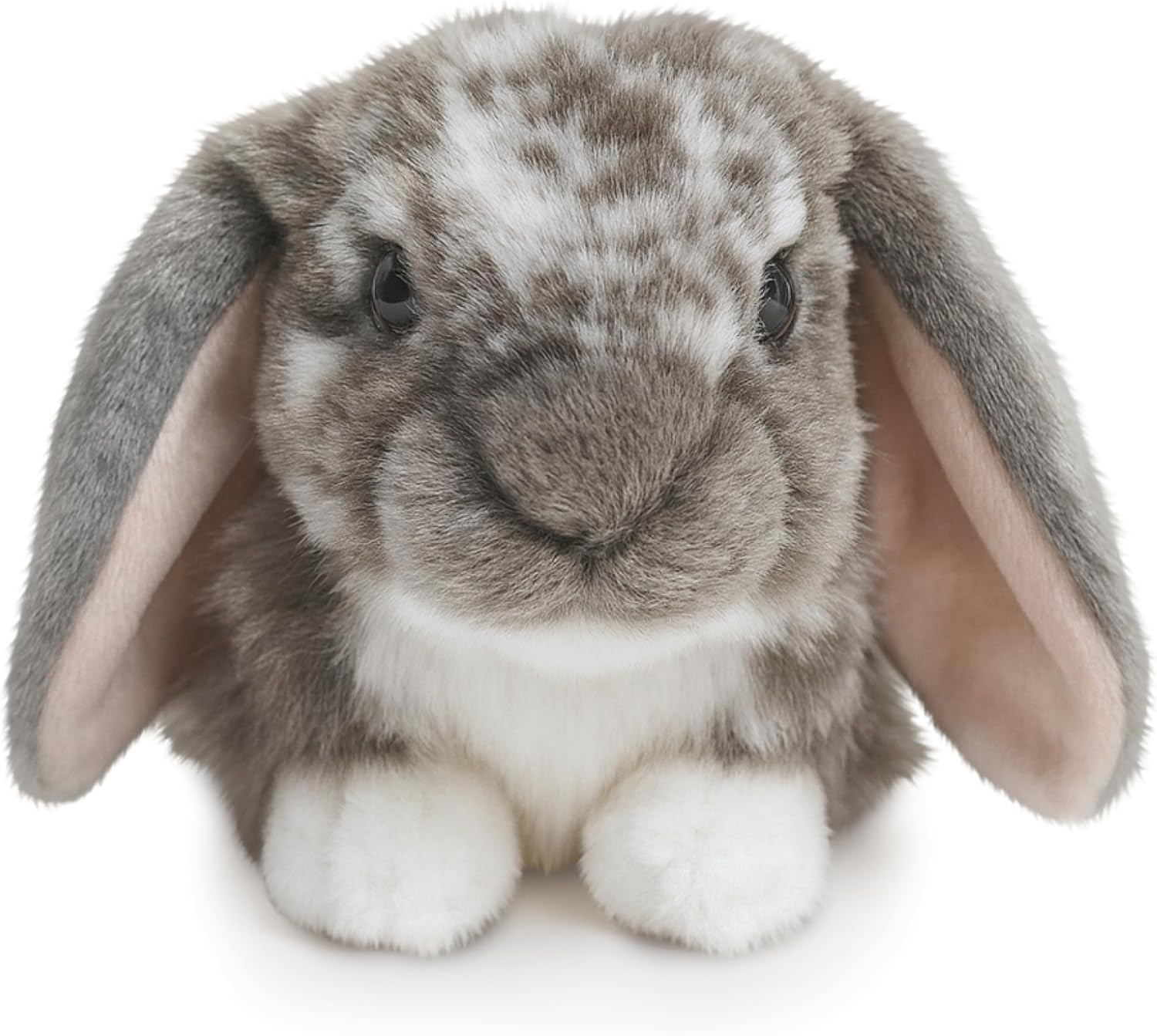 Grey Dutch Lop Eared Rabbit Stuffed Animal | Fluffy Rabbit Animal Grey Dutch Lop Eared Rabbit Stuffed Animal | Fluffy Rabbit Animal