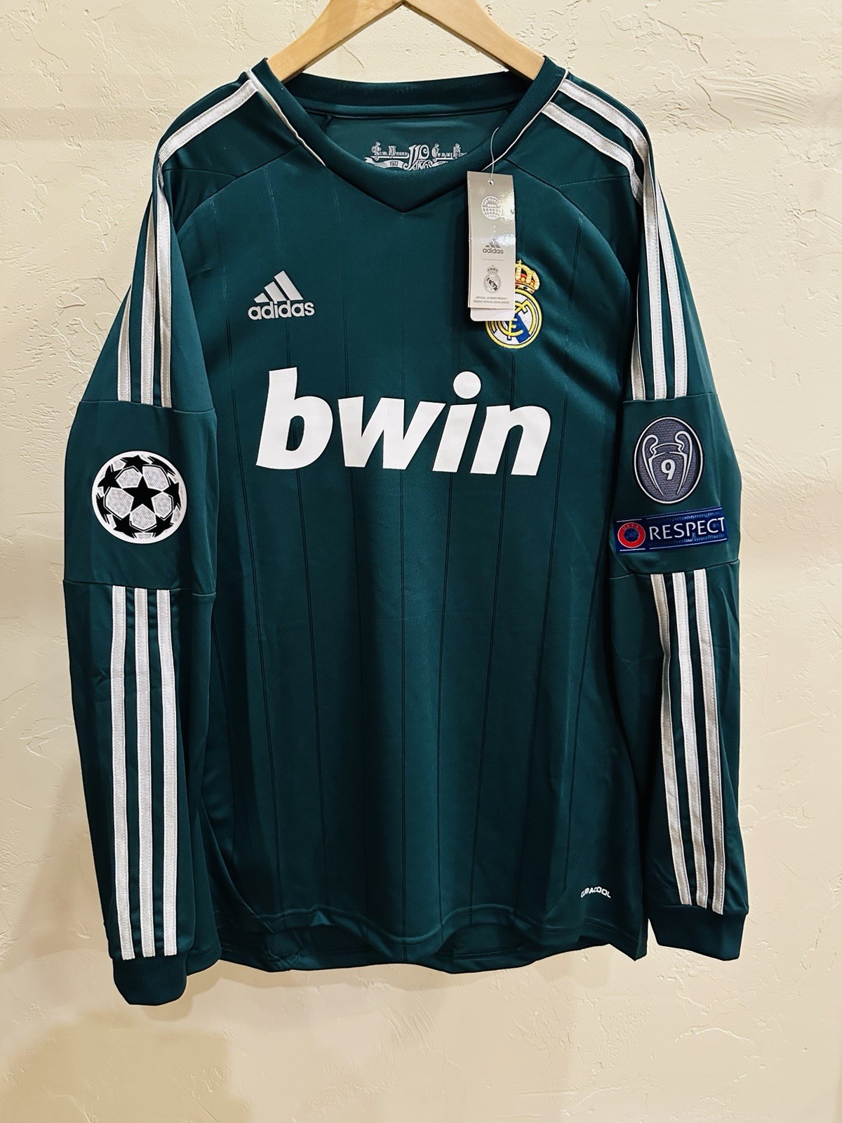 Cristiano Ronaldo Real Madrid 2012/13 UEFA Champions League Long Sleeve Green
