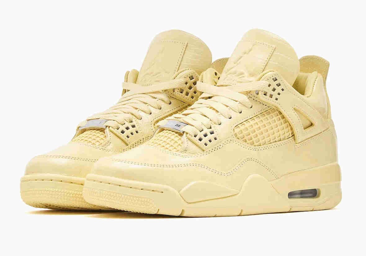 J. Balvin x Air Jordan 4 Retro Lemonade IW2872-700 Men Size