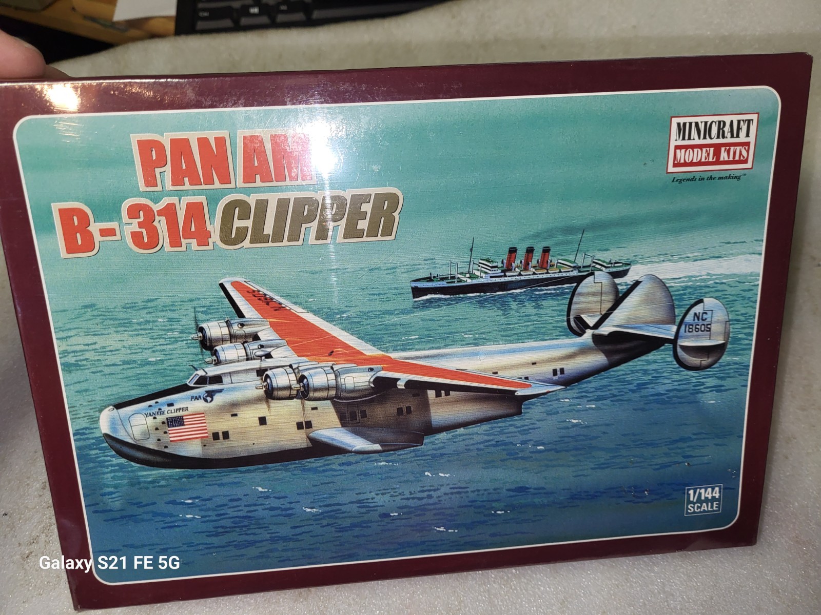 Minicraft Pan Am B-314 Clipper Airplane Model 1/144 #14503