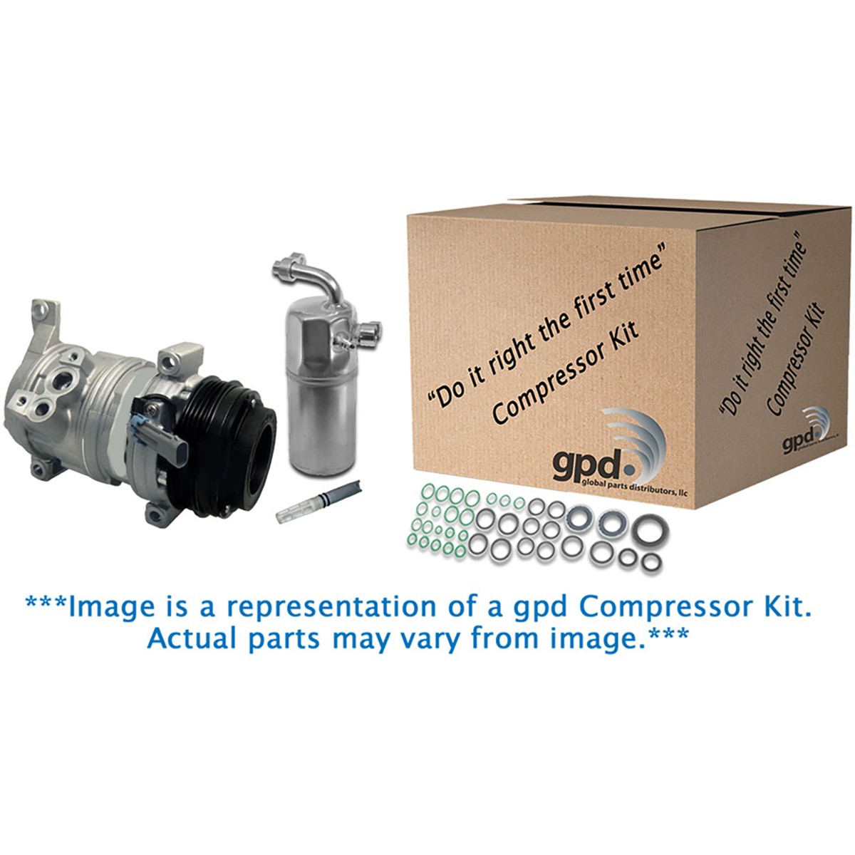 GPD A/C Compressor Kit fits 2016-2018 Nissan Titan XD GPD A/C Compressor Kit fits 2016-2018 Nissan Titan XD