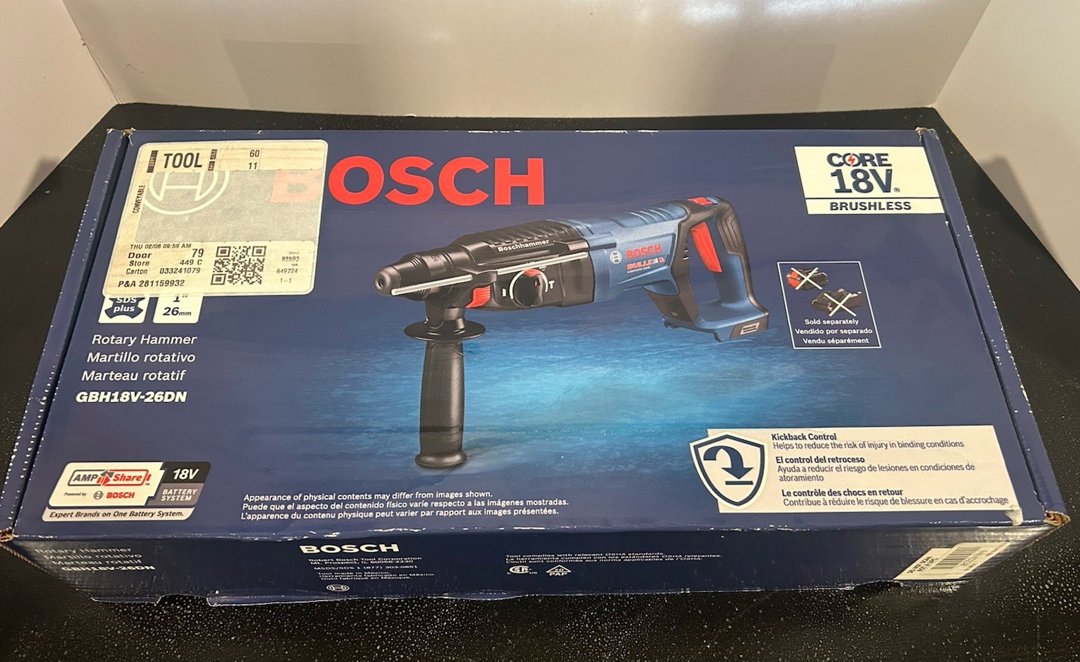 BOSCH GBH18V-26DN 18V 1\ BOSCH GBH18V-26DN 18V 1\