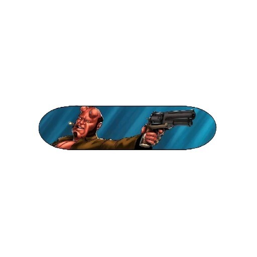 Hellboy Ron Perlman Extremely Rare Skateboard Deck