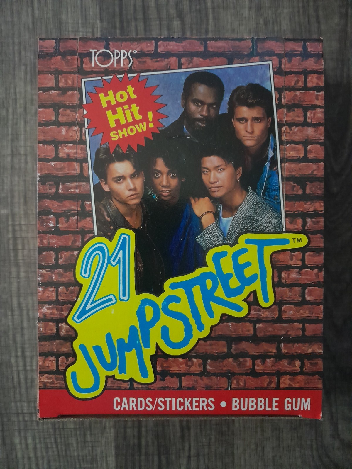 1988 Topps 21 Jump Street Non X Out Box 48 Packs 1988 Topps 21 Jump Street Non X Out Box 48 Packs