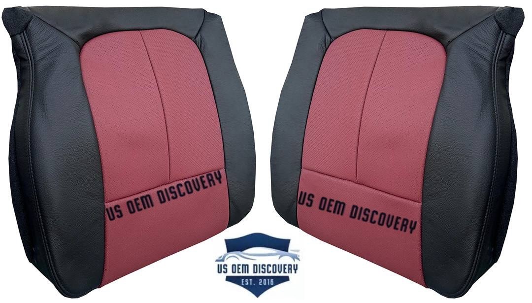 2010 F150 Harley Davidson Edition left & Right Bottom Perf Seat Cover 2 Tone Red