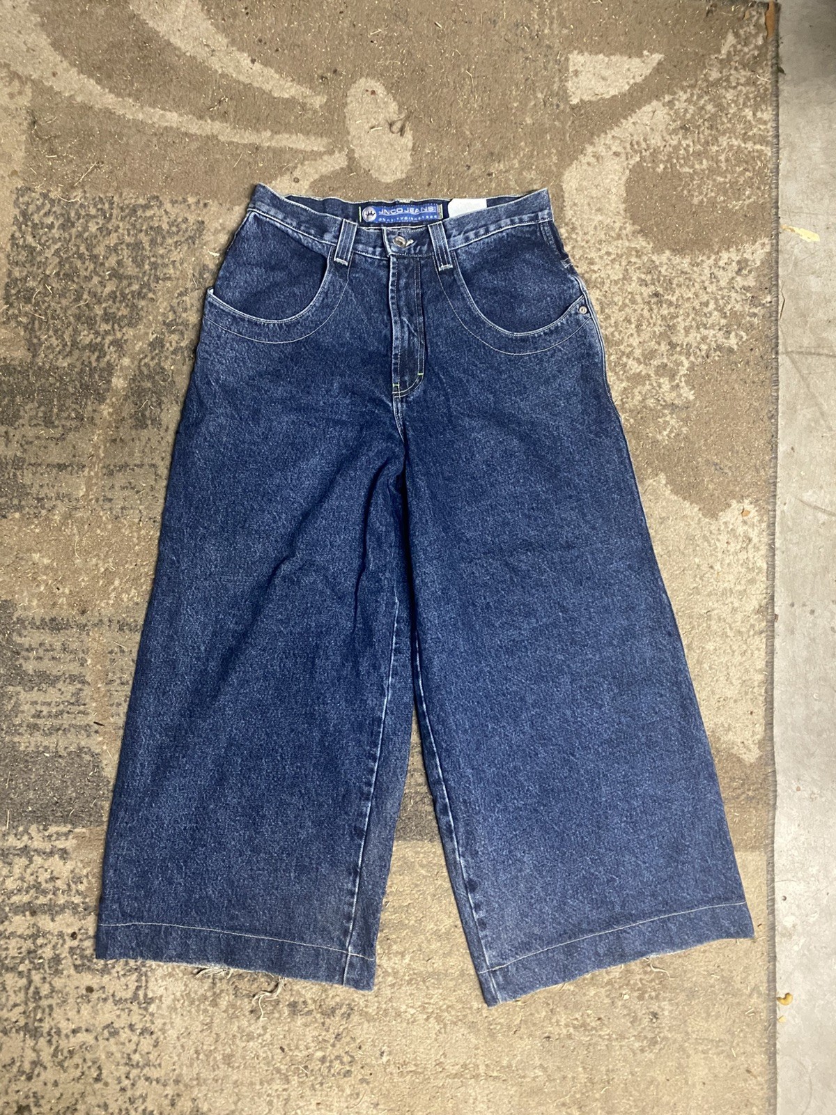 Rare Vintage JNCO Twin Cannons Baggy Wide 13” Skater Jeans VTG Y2K - 30 X 26