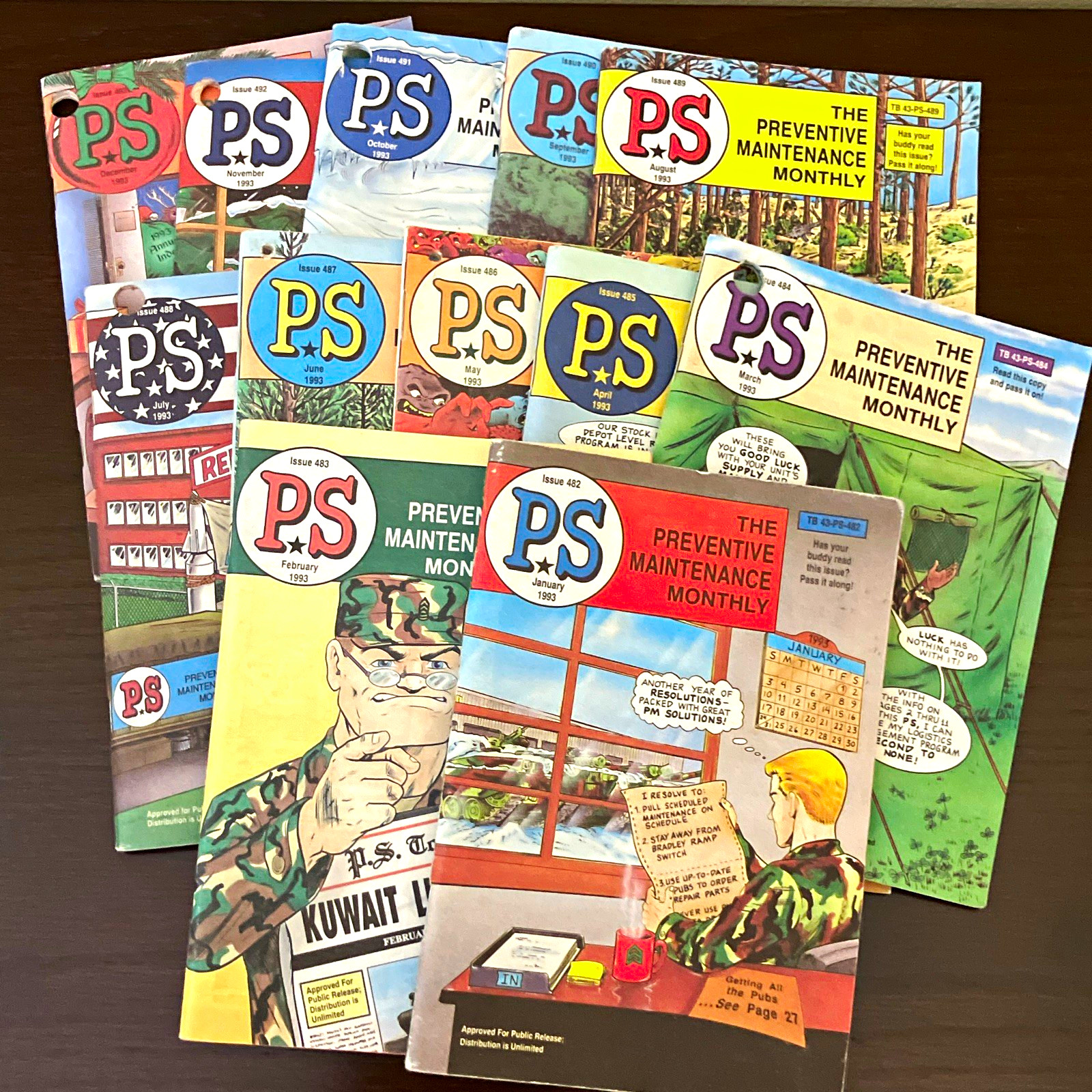 PS: Preventive Maintenance Monthly 1993 Jan to Dec - 12 Months Very Good