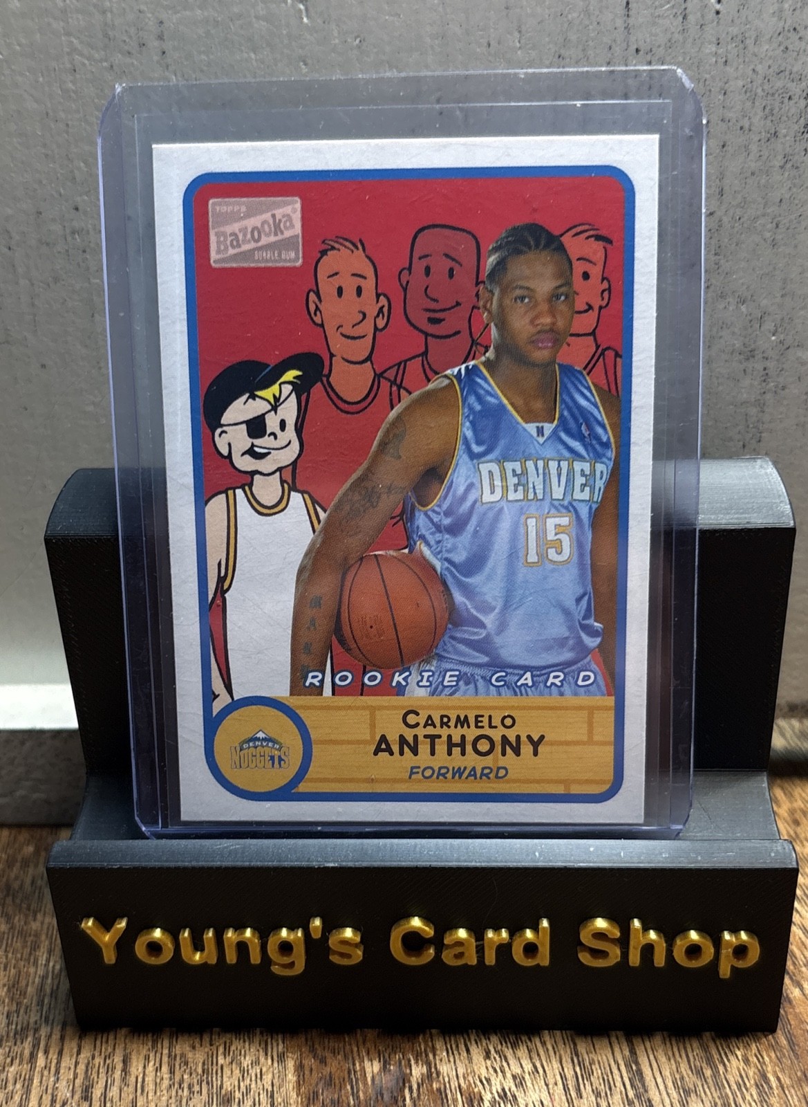2003-04 Bazooka - Carmelo Anthony #278 (RC) 2003-04 Bazooka - Carmelo Anthony #278 (RC)