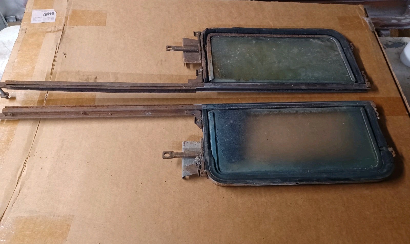1955 1956 1957 Chevy Vent Window Frames Pair OEM 55 56 Bel Air 210 150 Sedan *