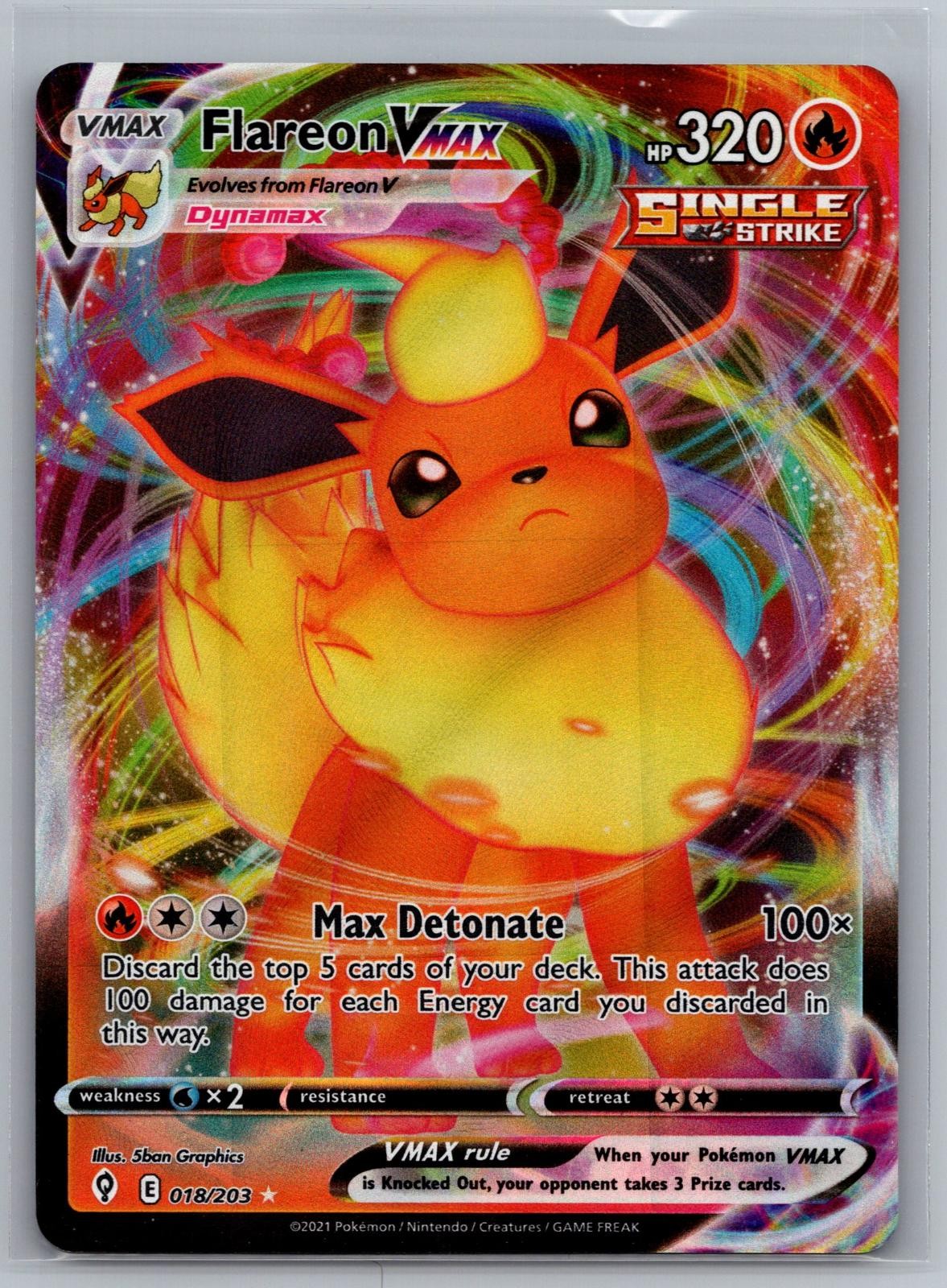Flareon VMAX 018/203 Holo