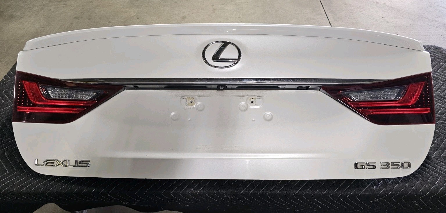 2013-20 Lexus GS350 Genuine Trunk Lid w/Rear View Camera (NO SHIPPING)