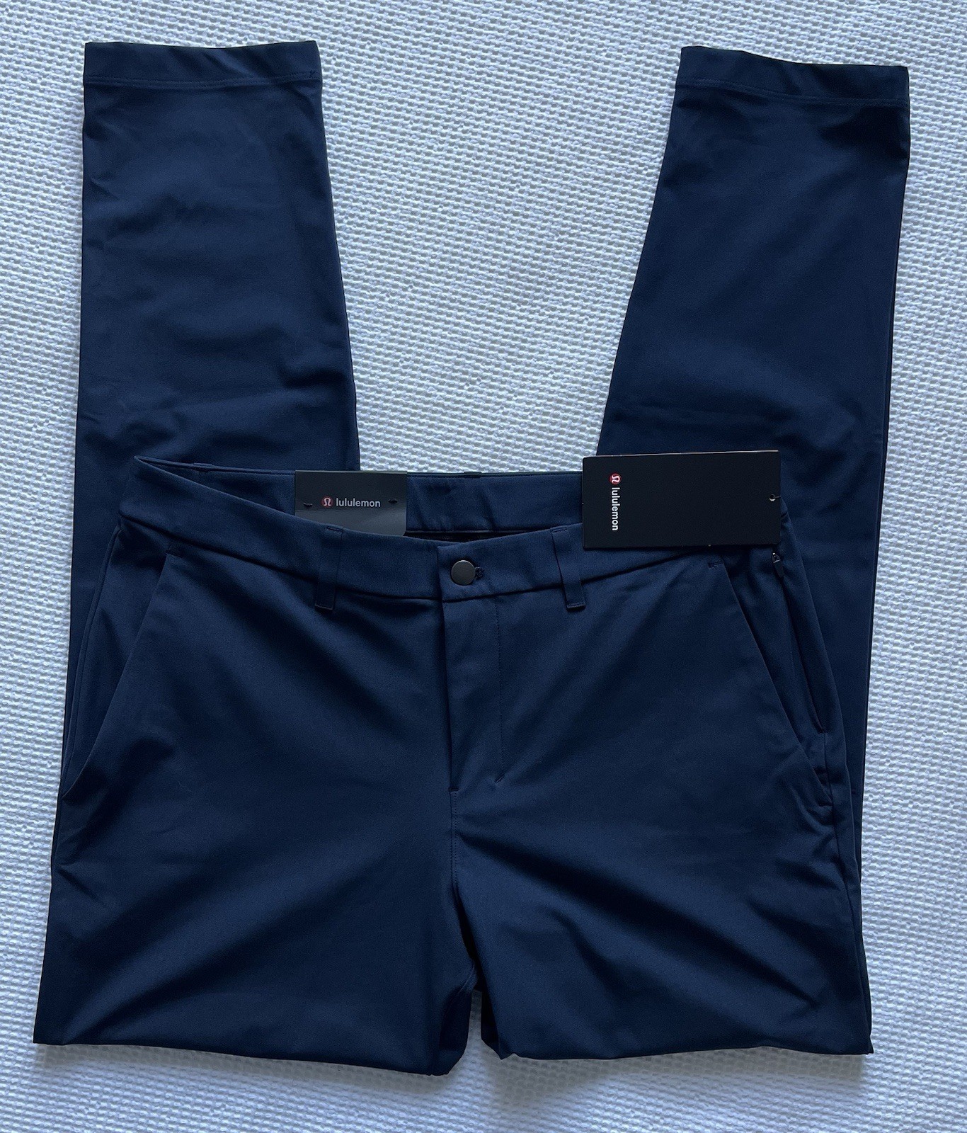 Lululemon Pants Mens 34 ABC Slim Fit Warpstreme Trouser Navy Blue NWT