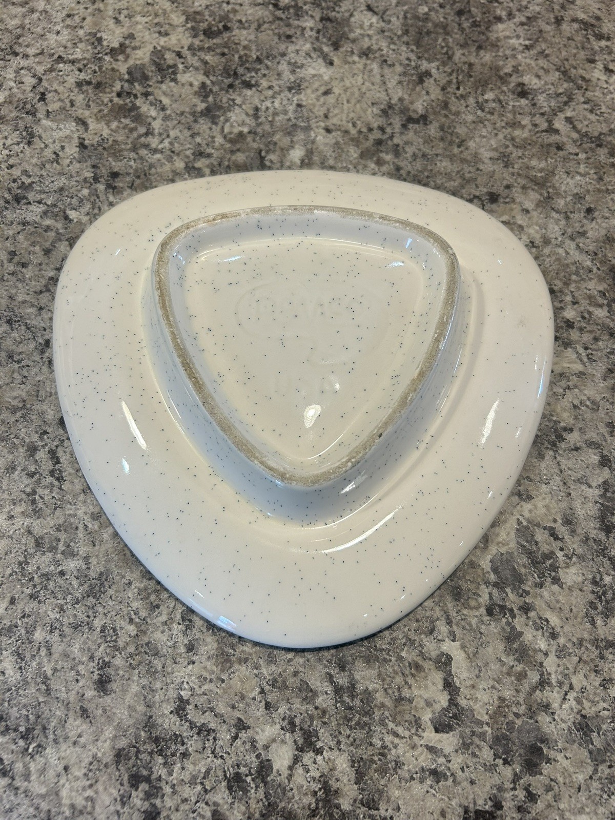 Vintage MCM ROMCO Ceramic Ashtray Green Drip Glaze USA Vintage MCM ROMCO Ceramic Ashtray Green Drip Glaze USA